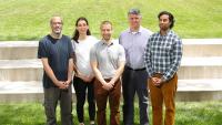 Adam Mor, MD, PhD, with members of the Mor Lab